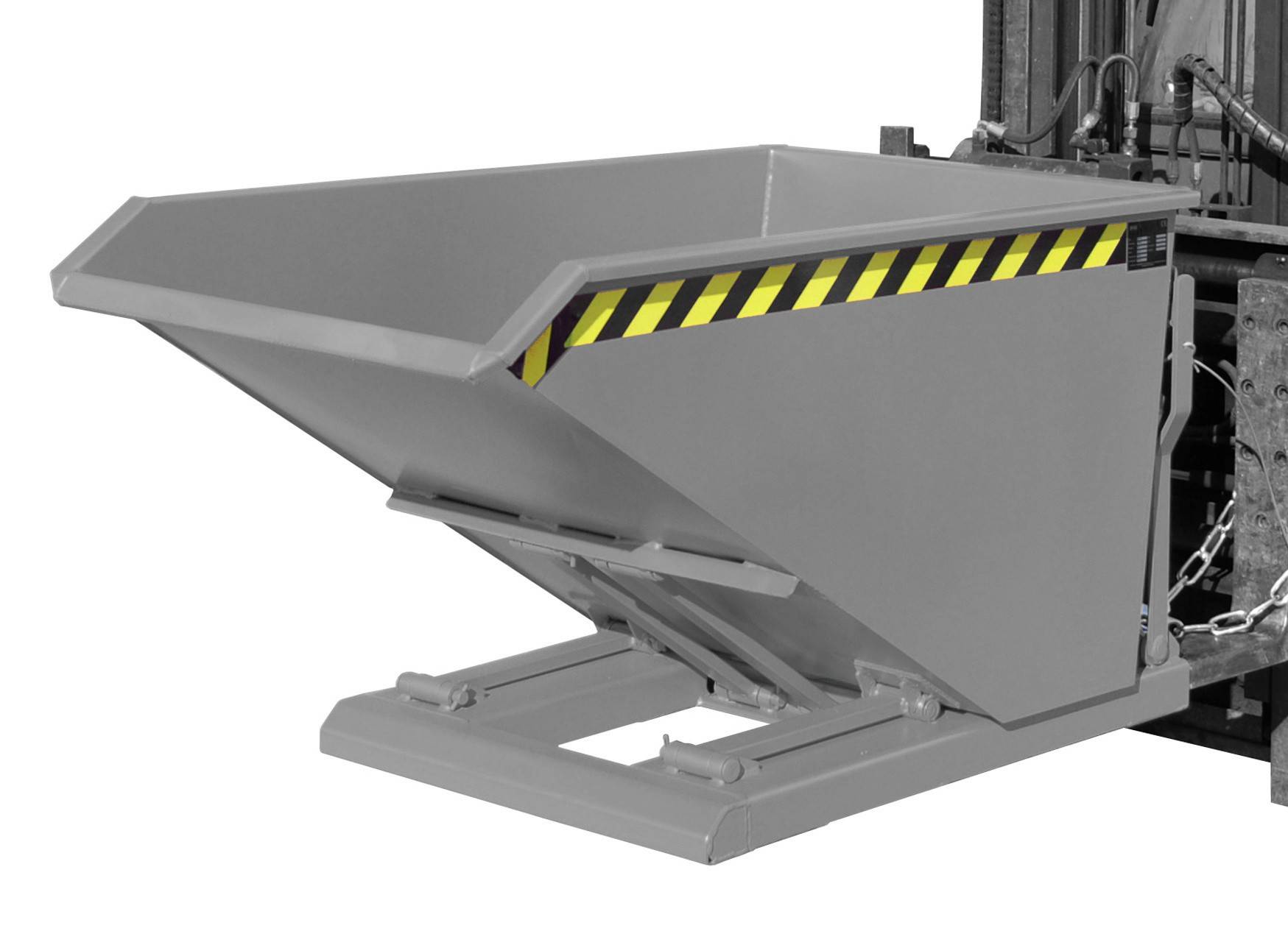 Kippbehälter NK 50, lackiert, Mausgrau