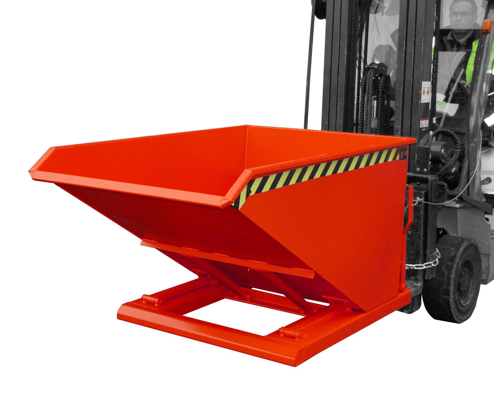 Kippbehälter NK 75, lackiert, Feuerrot