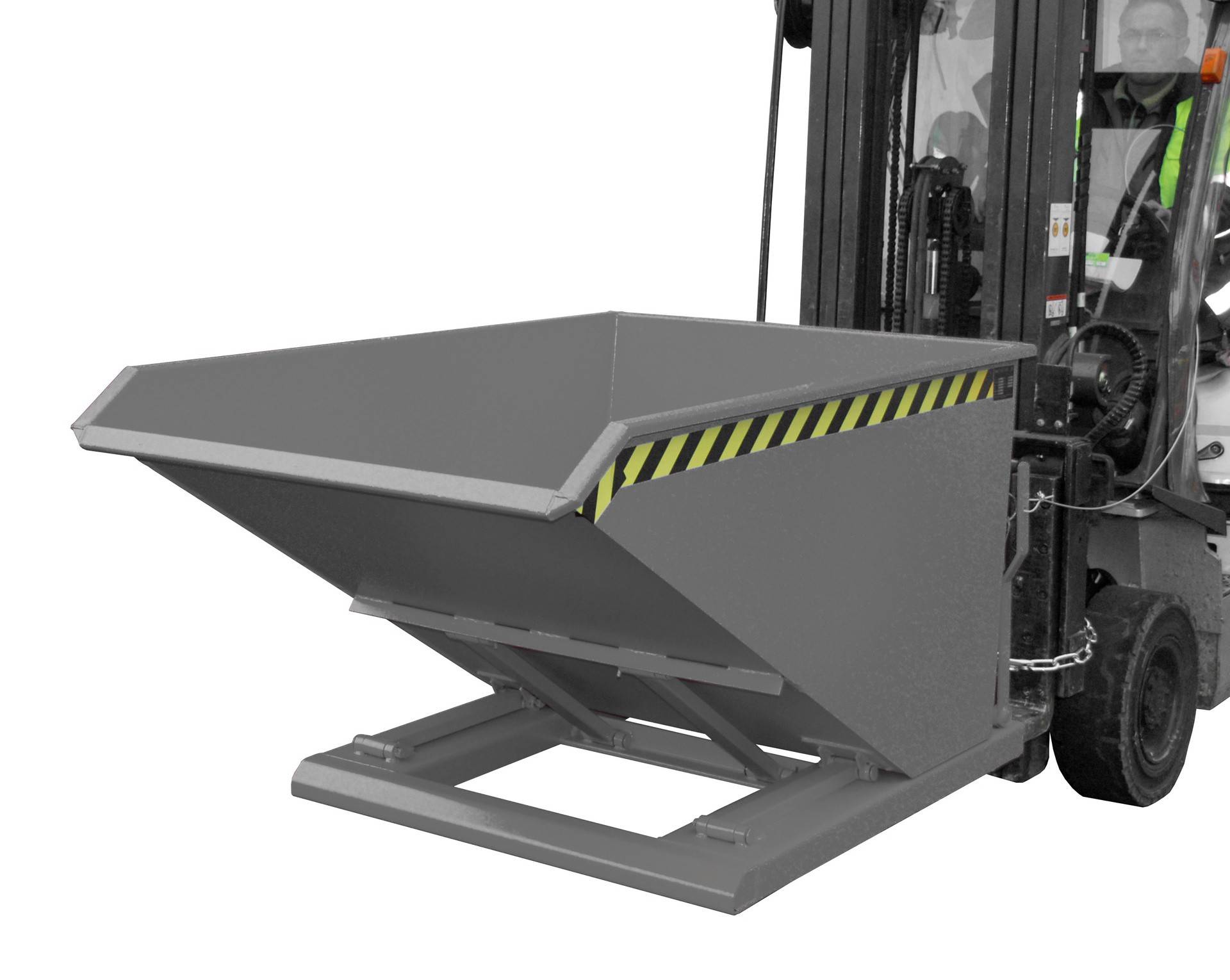 Kippbehälter NK 75, lackiert, Mausgrau