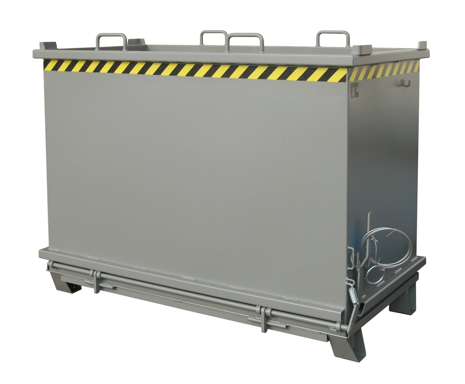 Klappbodenbehälter SB 2000, lackiert, Mausgrau