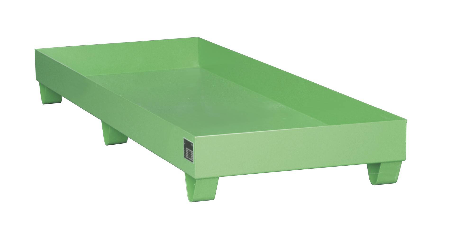 Auffangwanne 2048, lackiert, Resedagrün