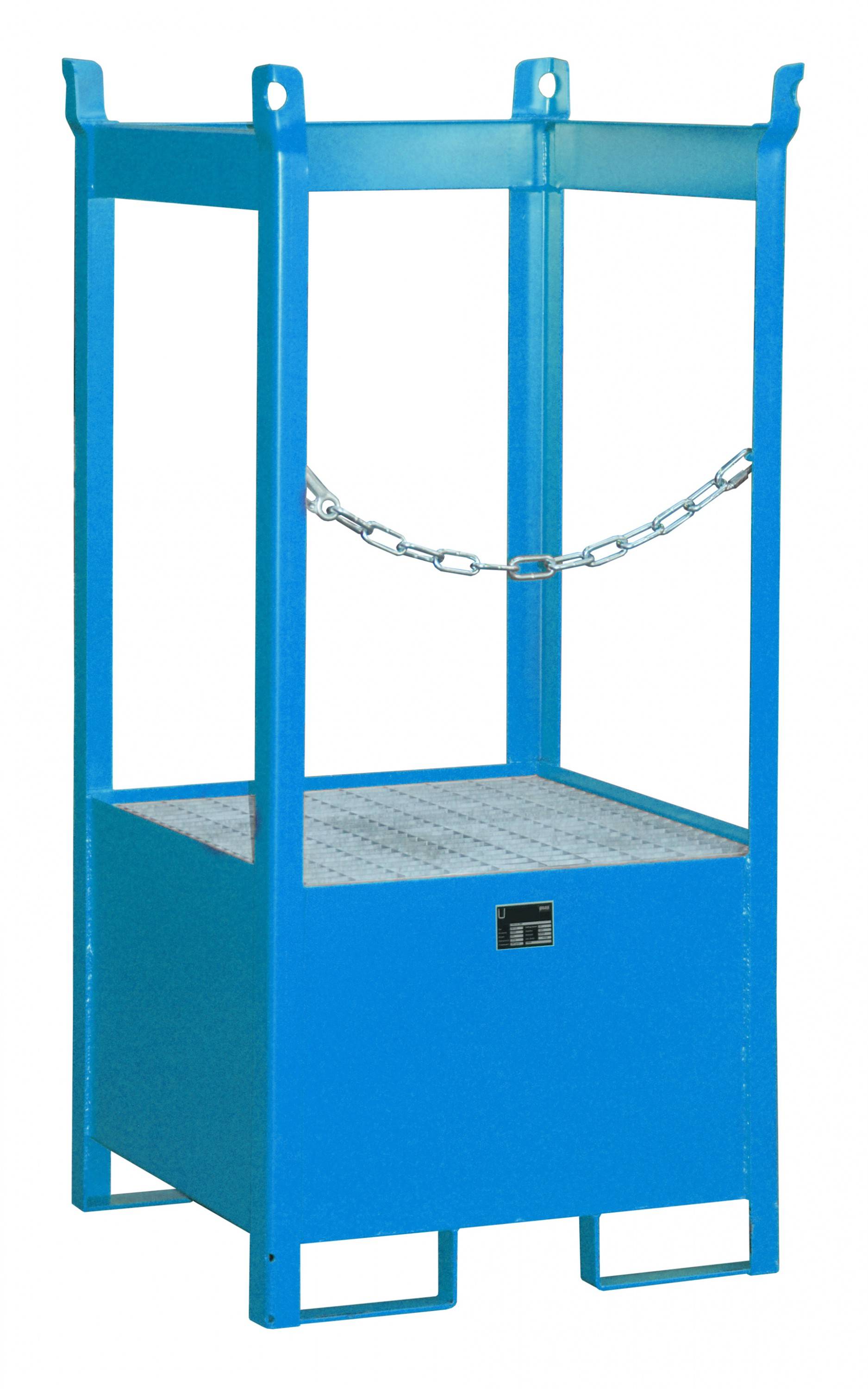 Fass-Stapelpalette FSP-1, lackiert, Lichtblau