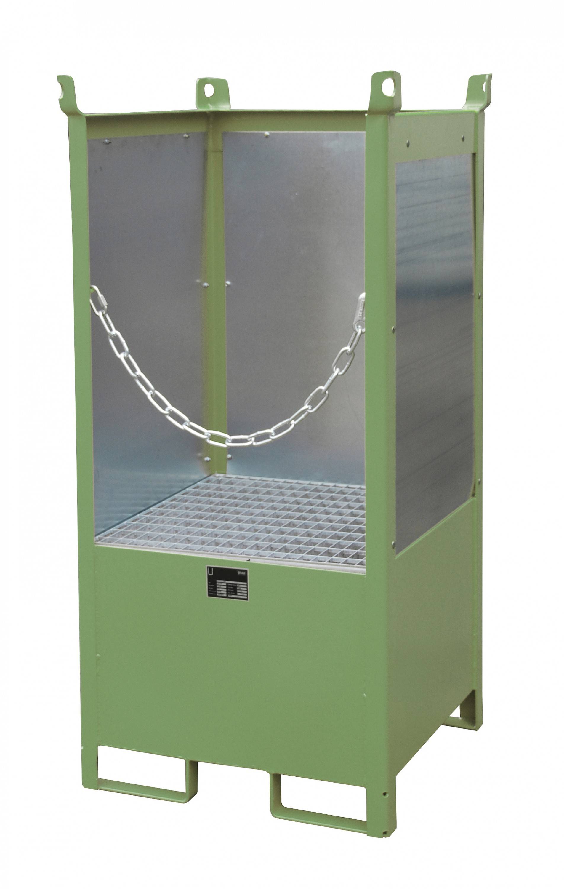 Fass-Stapelpalette FSP-1 G, lackiert, Resedagrün