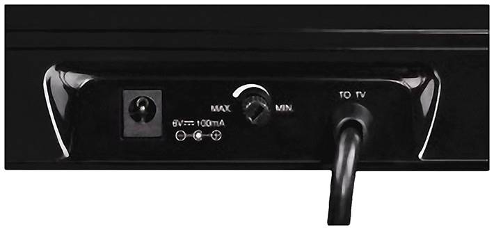 Thomson ANT1403 Passive DVB-T/T2-Flachantenne Innenbereich Verstärkung: 43 dB Schwarz