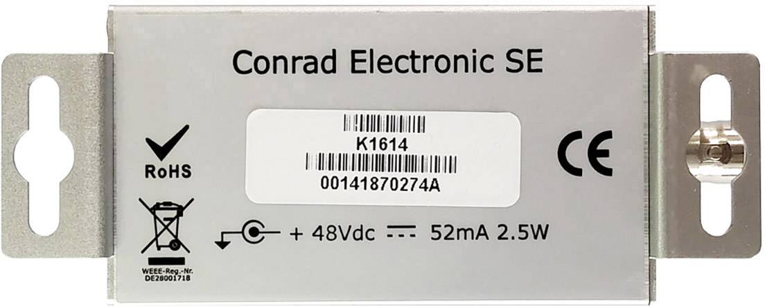 Renkforce RF-2661692 Netzwerkverlängerung Koax Reichweite (max.): 1500m 3 St. 100MBit/s mit PoE-Funktion