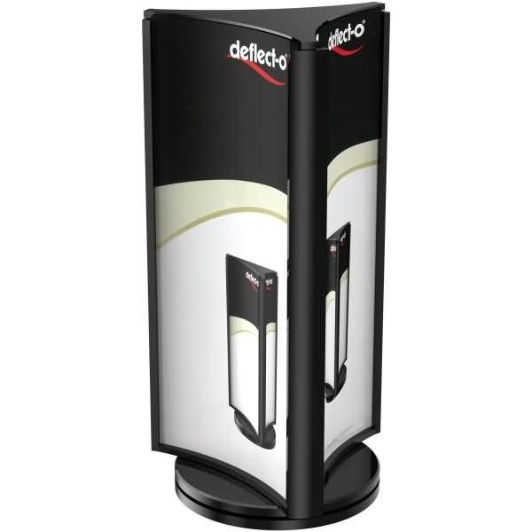 Tischaufsteller drehbar 3-seitig für Format DINlang