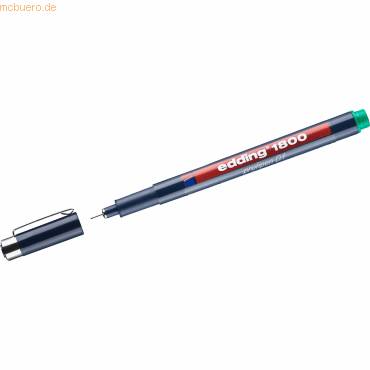Faserzeichner edding 1800 profipen 0.1 ca. 0,25mm grün