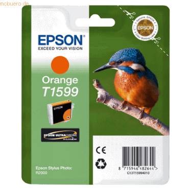 Epson T1599 - 17 ml - orange - Original - Blisterverpackung - Tintenpatrone - fü