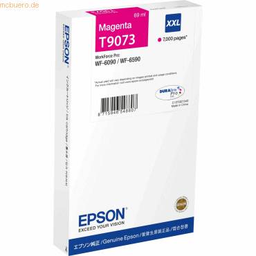 Epson T9073 - 69 ml - Größe XXL - Magenta - Original - Tintenpatrone - für WorkF