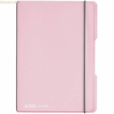 Notizheft my.book flex PP A5 40 Blatt kariert rose