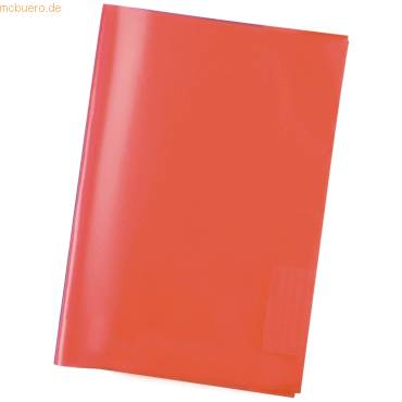 Heftschoner A5 PP transparent/rot
