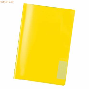Heftschoner A5 PP transparent/gelb