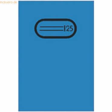 Heftschoner A4 PP transparent/blau