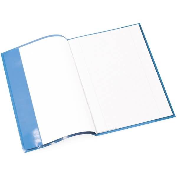 Heftschoner A4 PP transparent/blau