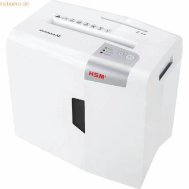 HSM shredstar X8 Aktenvernichter 8 Blatt Partikelschnitt 4.5 x 30 mm P-4 18 l Vernichtet auch Büroklammern, CDs, DVDs, Heftklammern, Kreditkarte