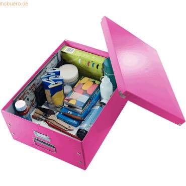 Ablagebox Click & Store A3 pink metallic