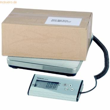 Maul Paketwaage MAULcargo, 120 kg, separates Bedienpult Paketwaage Wägebereich (max.) 120000 g Ablesbarkeit 50 g batteriebetrieben