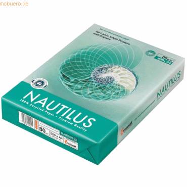 Kopierpapier Nautilus A4 80g/qm RC weiß VE=500 Blatt