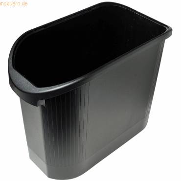 Papierkorb Top Line Office 26L schwarz