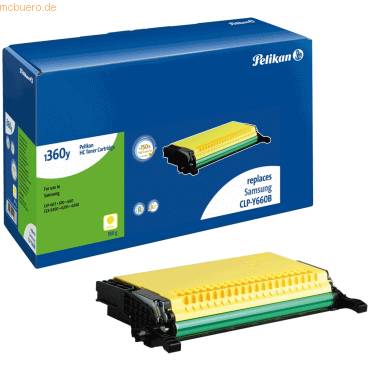 Toner-Kartusche für Samsung CLP-Y660B yellow Typ1360Y