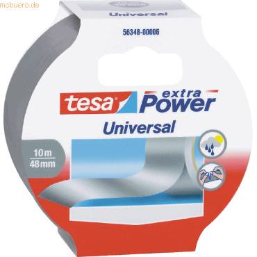 tesa Folienband extra Power Universal, 50 mm x 10 m, silber