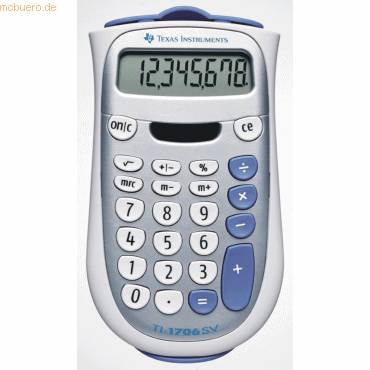 Texas Instruments TI-1706 SV Silber
