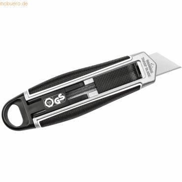 Cutter 18mm incl. 2 Klingen für Linkshänder schwarz