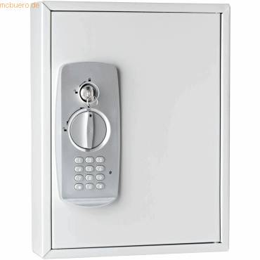 Schlüsselschrank 21 Schlüssel mit Zahlencode + 2 Schlüssel lichtgrau