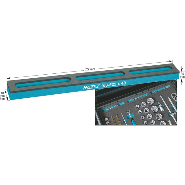 Hazet 163-522X40 Schaumstoffeinlage Hazet 163-522X40 Schaumstoffeinlage