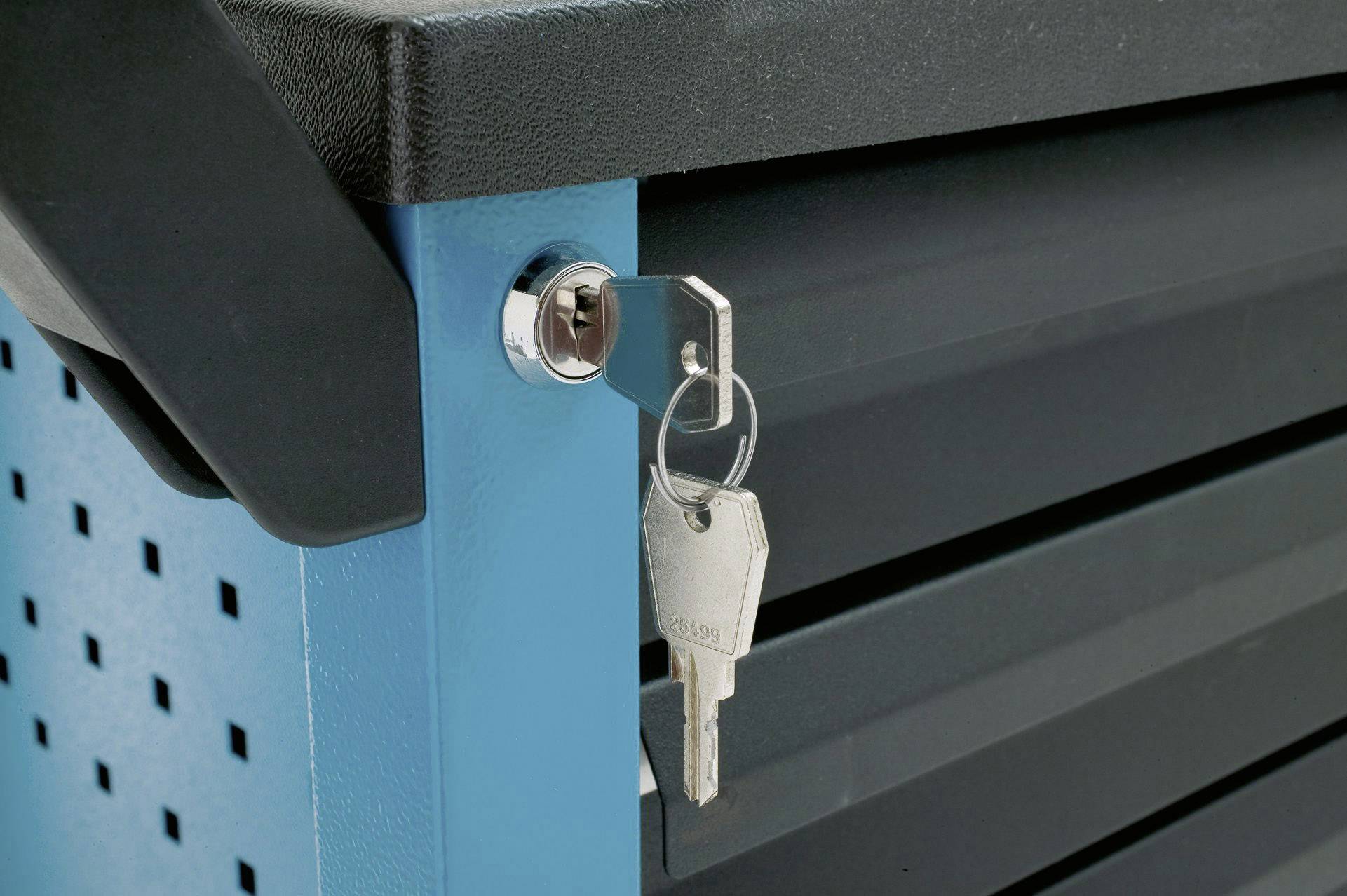 Hazet 177-7 Werkstattwagen Herstellerfarbe: Grau, Blau