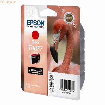 Epson T0877 - 11.4 ml - Rot - Original - Blisterverpackung - Tintenpatrone - für