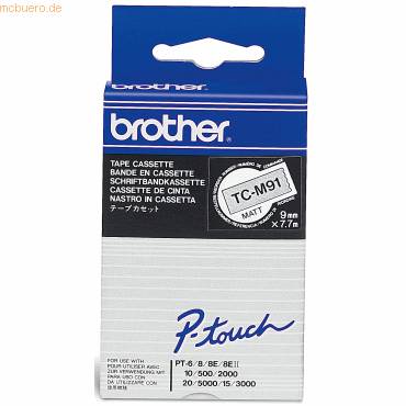 Brother Schriftband TC-M91, TCM91, , N/A, TC Laminiert