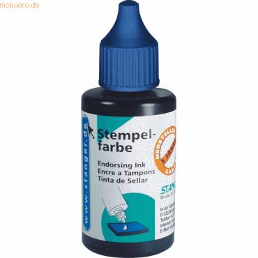 Stempelfarbe ohne Öl 25ml blau