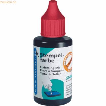 Stempelfarbe ohne Öl 25ml rot