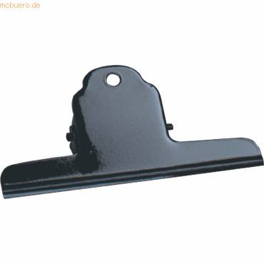 Briefklemmer 75mm schwarz VE=10 Stück