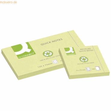 Haftnotizen 76x76mm RC gelb 100 Blatt