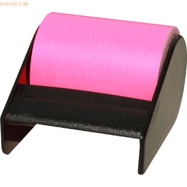 Haftnotiz Rolle im Abroller neonpink 60mmx10m nachfüllbar