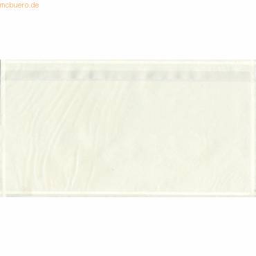 Dokumentenversandtaschen DINlang selbstklebend VE=1000 Stück transparent