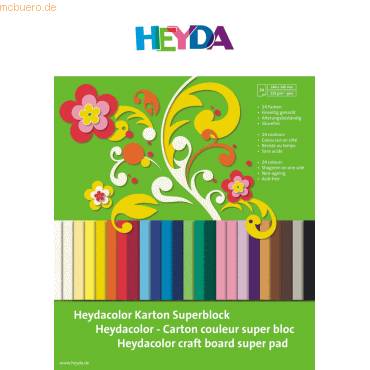 Color Universal-Karton24x34cm 220g/qm VE= 24 Blatt farbig sortiert