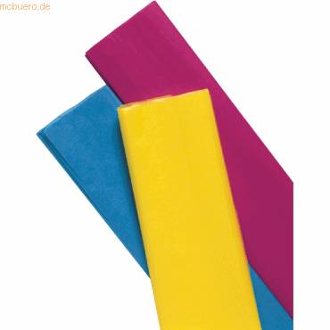 Seidenpapier 50x75cm zitronengelb VE=10 Bogen