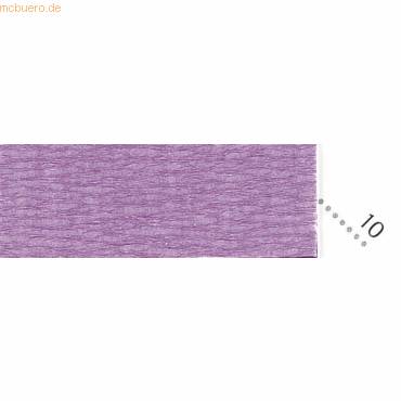 Clairefontaine Krepppapier, Pack. 10 Bogen gefaltet 2mx0,50m Malve 901010C