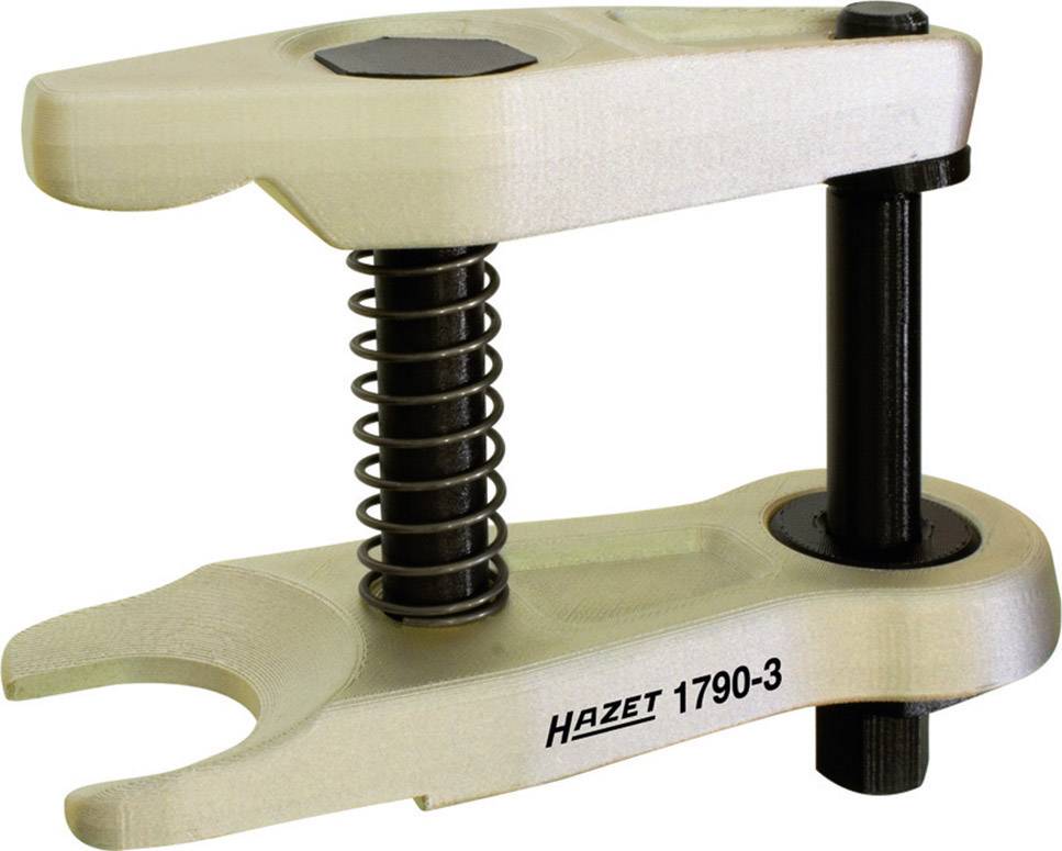 Ein Federspanner-Werkzeug der Marke HAZET, Modell 1790-3, zur sicheren Montage und Demontage von Federn an Fahrzeugen.