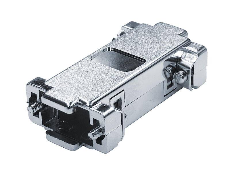econ connect Adapter-Gehäuse für D-Sub Steckverbinder 9 polig metallisiert