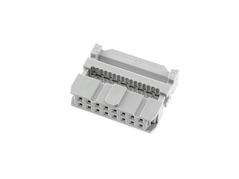 econ connect DIN 41651 Pfostenverbinder 16 polig grau Rastermaß 2,54 mm