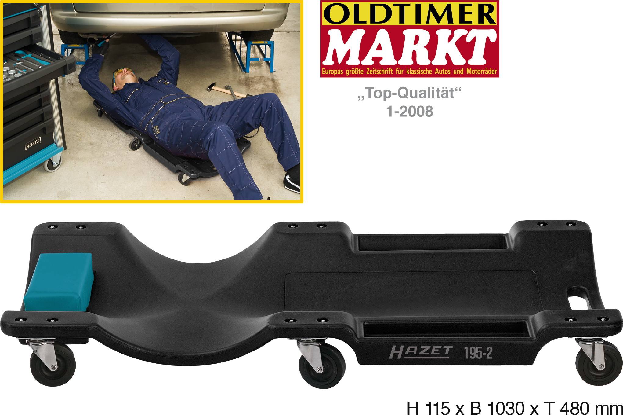 Hazet 195-2 Montage Rollbrett