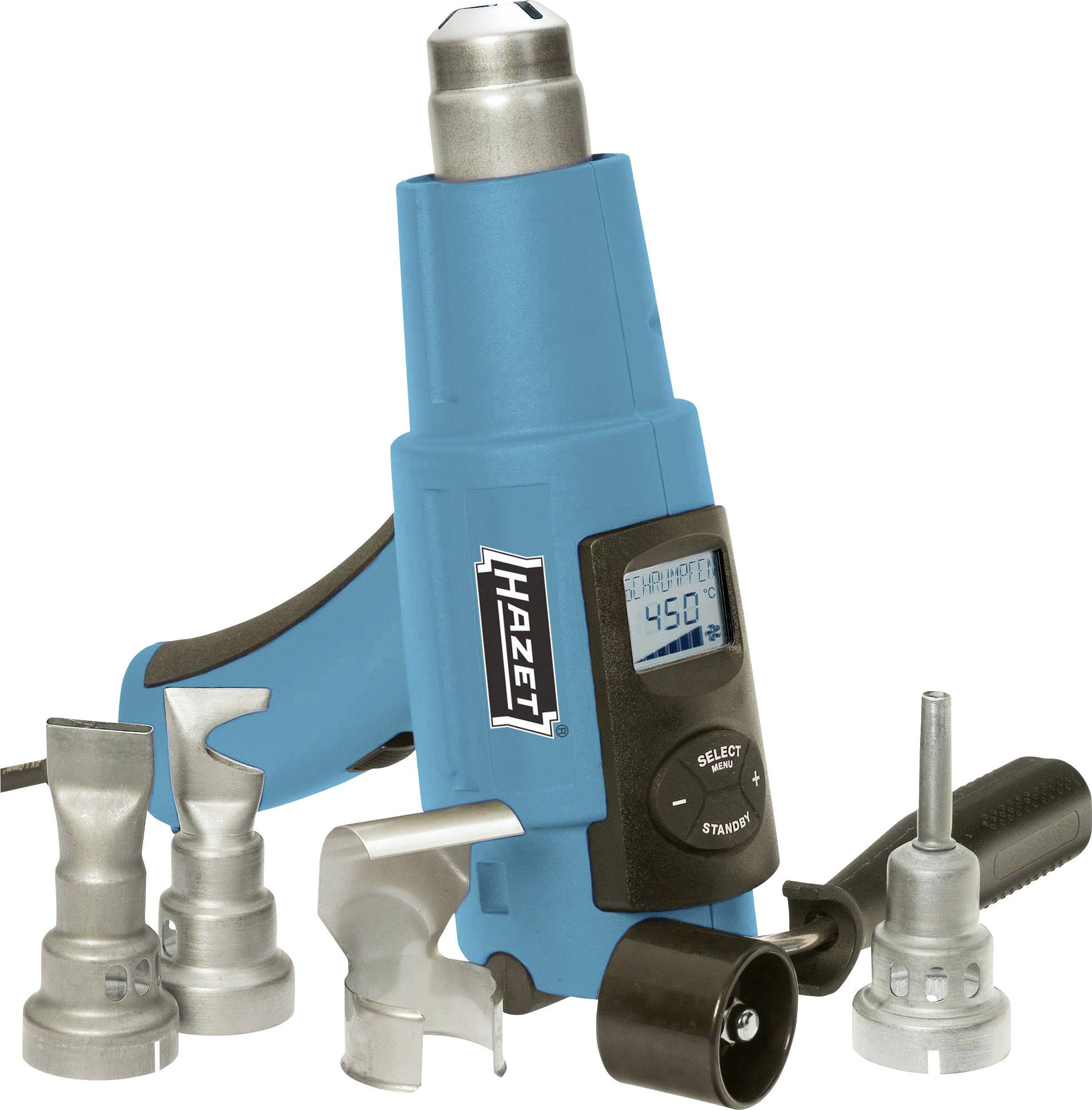 Hazet 1990-2/6 1990-2/6 Heißluftgebläse mit Zubehör, inkl. Koffer 2000W