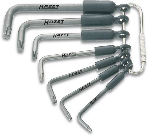 Hazet 2115-T/7R TORX® intérieur Jeu de clés mâles coudées 7 pièces