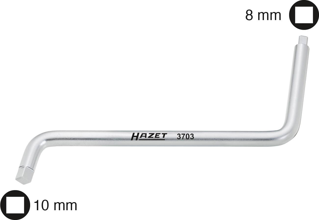 Hazet 3703 Öldienst-Schlüssel, s: 8 x 10, s: 8 mm, s: 10mm