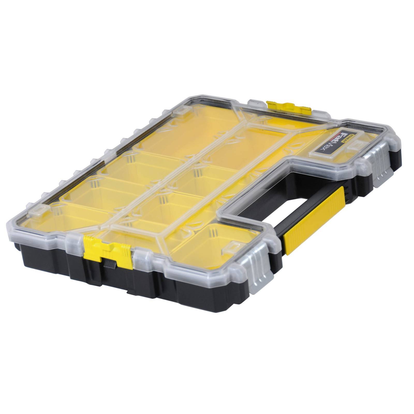 STANLEY 1-97-517 Universal Sortimentskoffer (L x B x H) 44.6 x 7.5 x 35.7 cm Anzahl Fächer: 10 Inhalt 1 St.