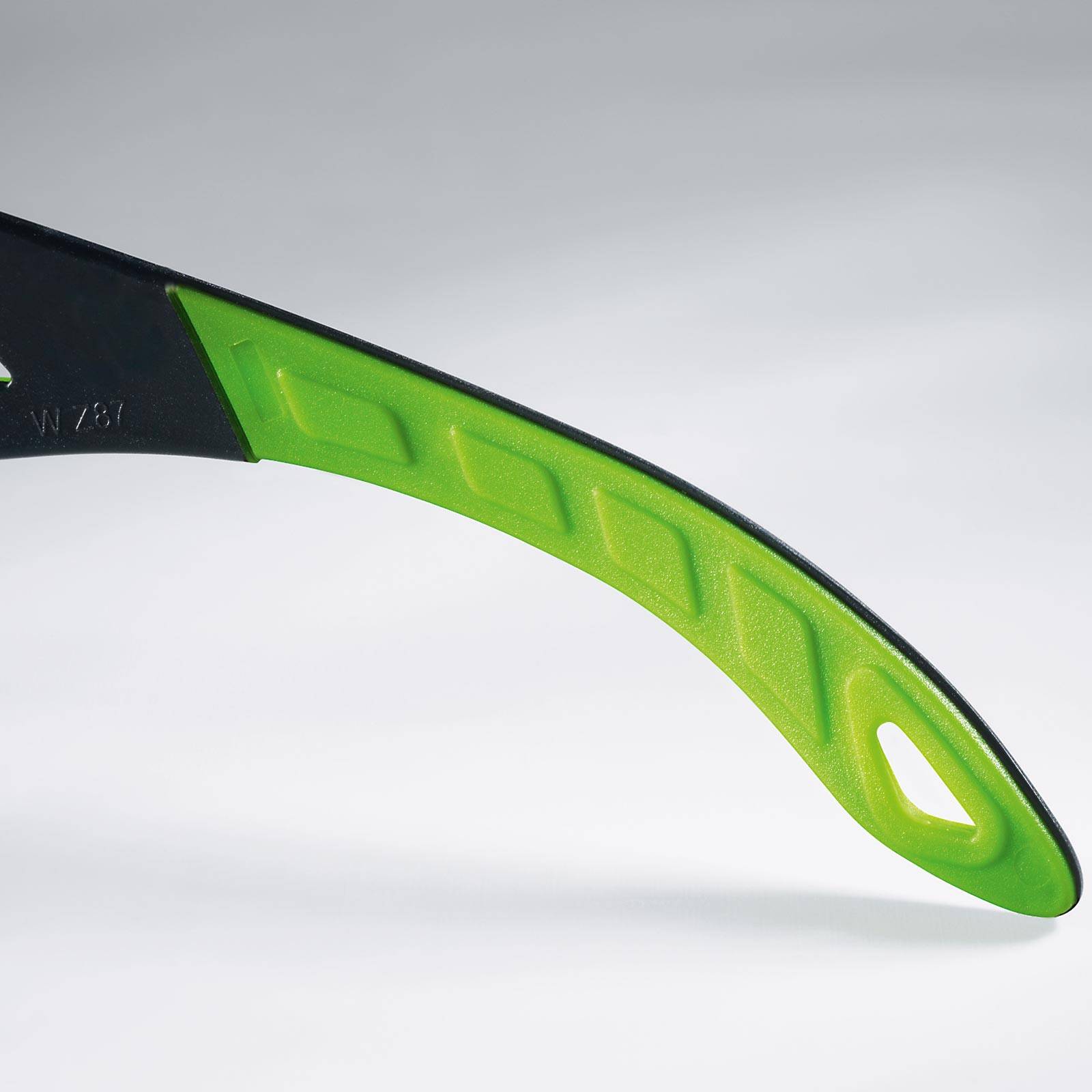 uvex pheos 9192225 Schutzbrille inkl. UV-Schutz Schwarz, Grün